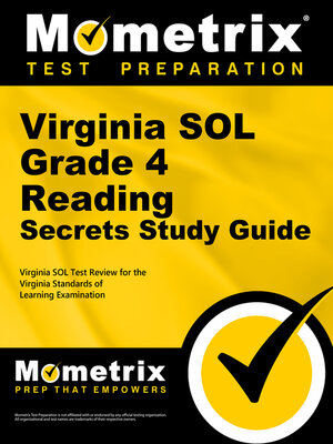 cover image of Virginia SOL Grade 4 Reading Secrets Study Guide